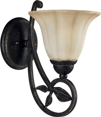 Wall Sconce Light Fixture Victorian Le Jardin Progress Lighting P301284 Espresso
