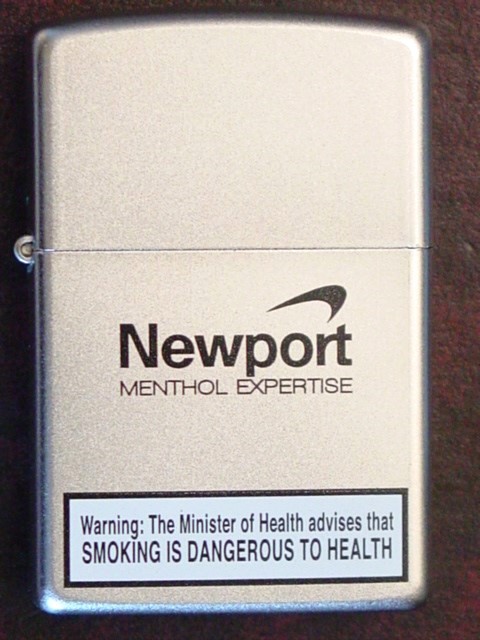 Newport MENTHOL EXPERTISE - With Cigarette Warning - Zippo 2