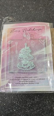 Cupcake Stempel Teeparty, Prägerfondant/Plätzchen/Keksstempel Zuckerguss, Torte