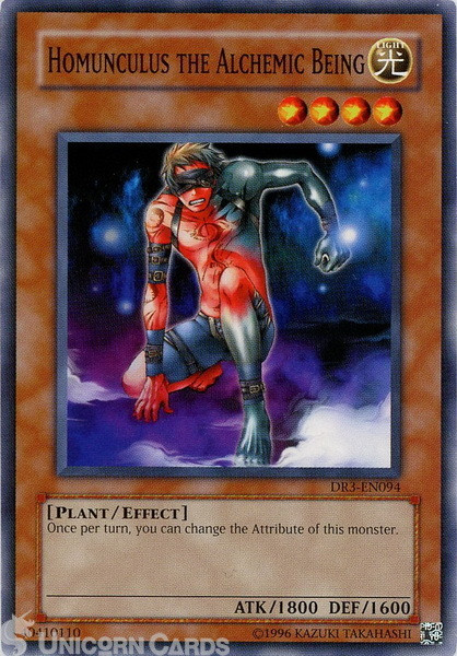 DR3-EN094 Homunculus the Alchemic Being Common UNL Edition Mint Yu-Gi-Oh! Card