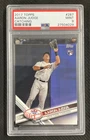PSA 9 2017 Topps #287 Aaron Judge Catching ROOKIE New York Yankees NO RESERVE!
