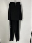 Jealous Tomato Womens Black Long Sleeve Buckle One-Piece Jumpsuit Size Medium — photo 2
