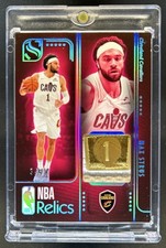 2024-25 Panini Silhouette Max Strus NBA Relics Trophy Patch Holo Platinum #/5