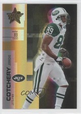 2007 Leaf Rookies & Stars Longevity Parallel Gold 49/49 Jerricho Cotchery 0a1