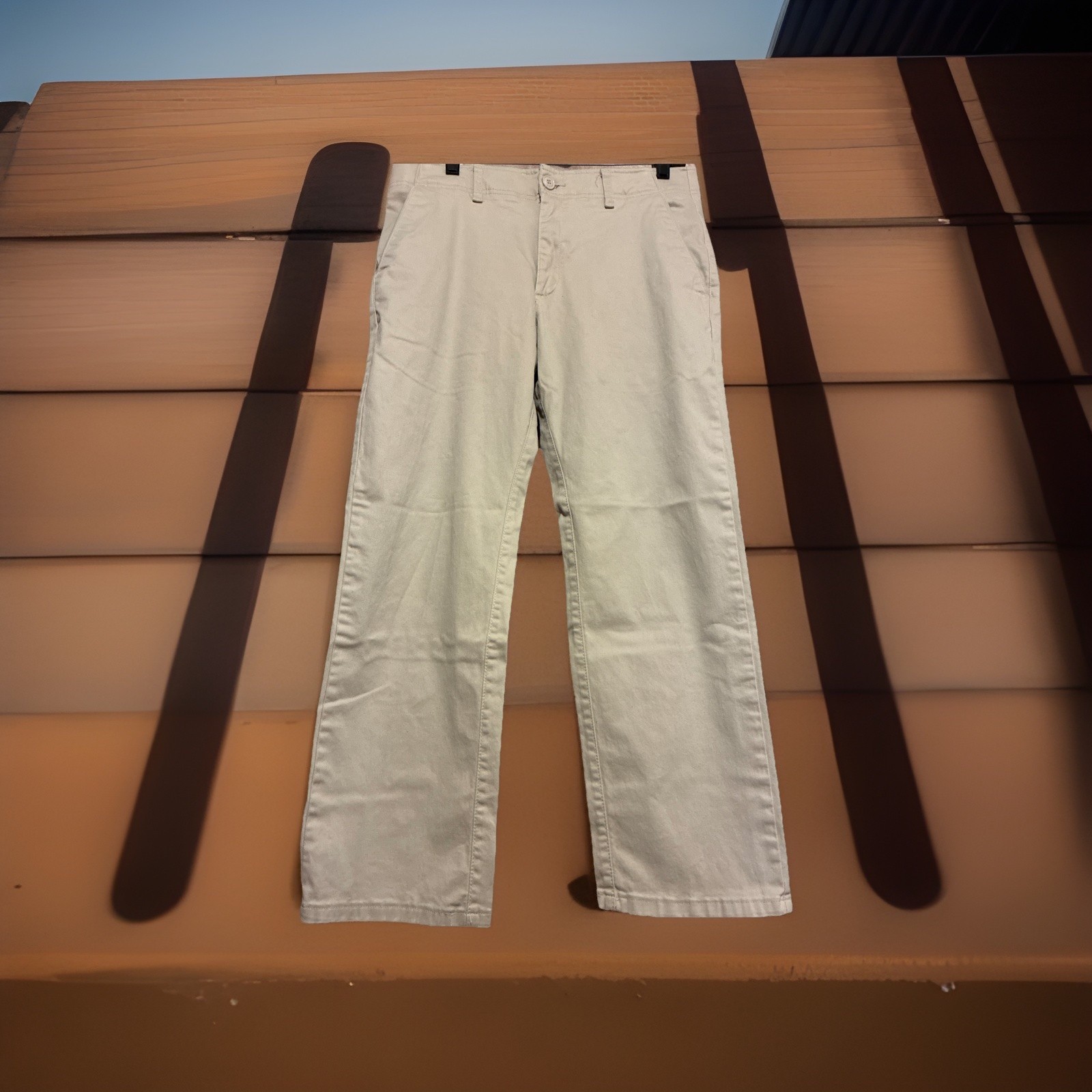 Lee ~ Extreme Comfort ~ Straight Fit Pant Men's 33X29 Tan/Khaki ~ image 3