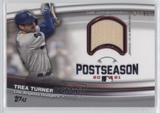 2022 Topps Series 1 Postseason Performance Relics /99 Trea Turner #PPR-TT v9t