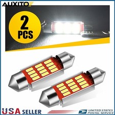 2x 6418 C5w 36mm Festoon Led License Plate Tag Light Bulb 6000k Bright White D 2x 6418 C5w 36mm Festoon Led License Plate Tag Light Bulb 6000k Bright White D