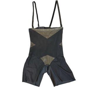 Honeylove Women’s XL Black shorts shape-wear w/flexible boning, Removable Straps