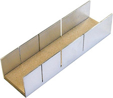Augusta-Heckenrose Gehrungslade 245 x 65 x 55mm I Schneidlade aus Aluminium mit