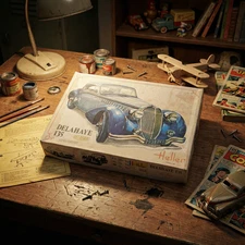 Heller Delahaye 135 1/24 Model Kit - Vintage - Complete Kit Not Started - Car