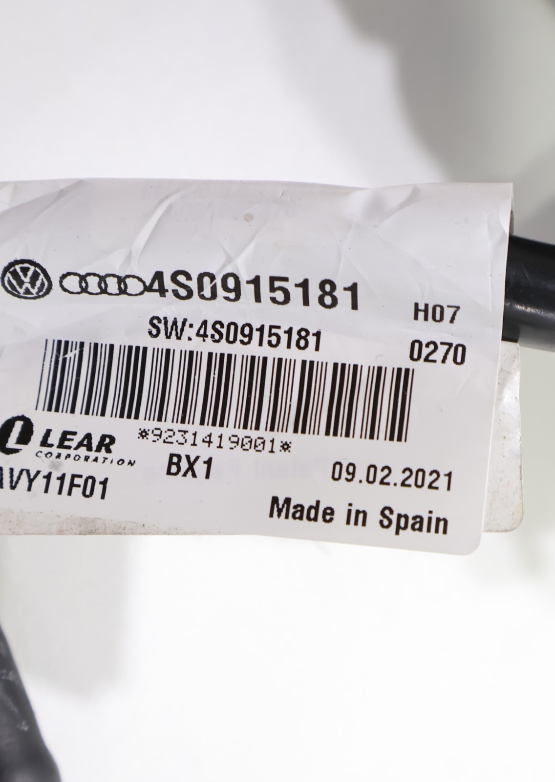 Audi R8 2017-2023 Wiring harness P/N 14781