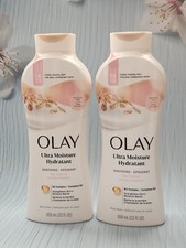 (Lot of 2) OLAY Ultra Moisture Hydratant Soothing Body Wash, 22 fl oz 0.73 per gallon