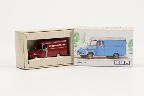1:87 BUB Porsche Blitz 1,75t Van Racing Service Wine Red Limited 1500 Pieces Ar