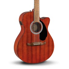 Fender FA-135CE All-Mahogany Concert Acoustic-Electric Guitar Mahogany