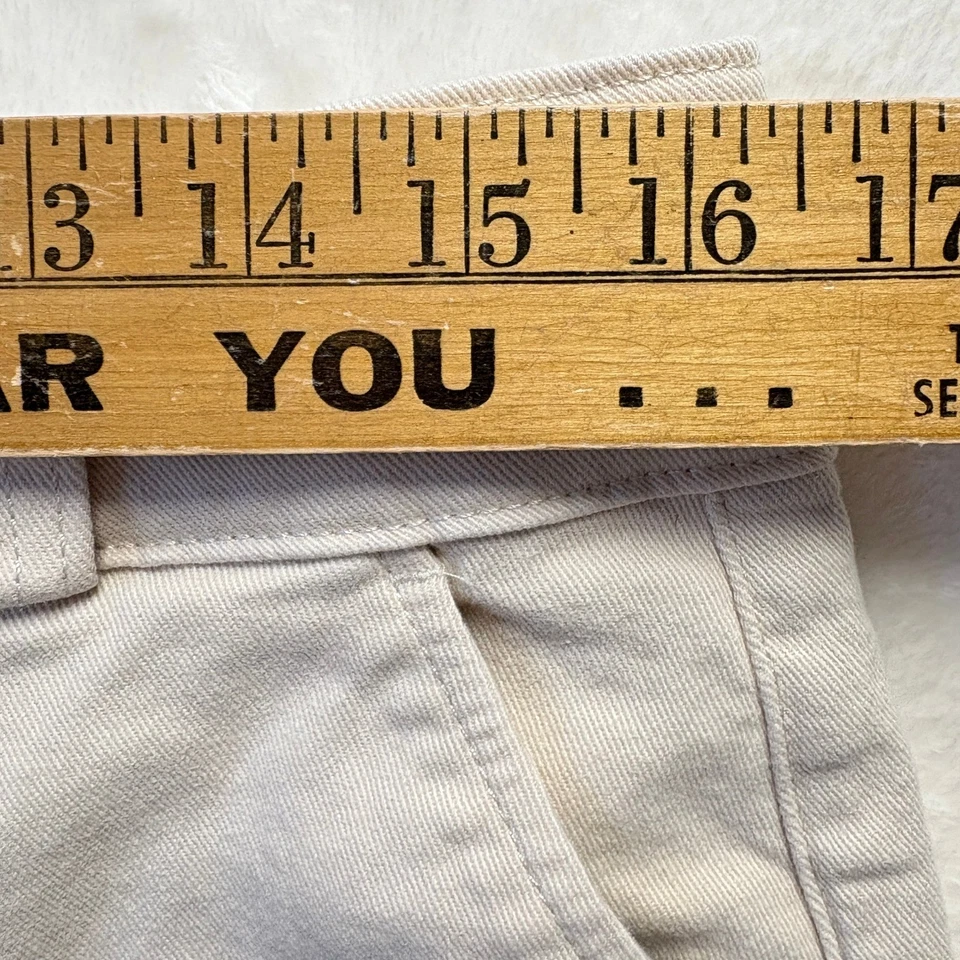 Pantalones Everlane Mujer Talla 14 Beige Algodón Orgánico Elastizados Capris Recortados Mínimo Foto 3 de 4