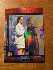 CAITLIN CLARK RED CRACKED ICE HOLO FOIL 2025 PANINI CHRONICLED WNBA #1