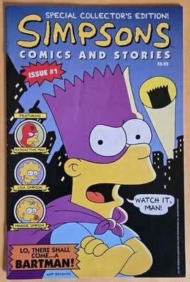 The Simpsons Comics and Stories #1 F+ (6.5) Welsh Publishing Group, 1/93