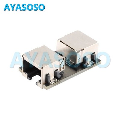 RJ45 Gigabit Ethernet Cable Adapter Network Extension Connector Coupler Module