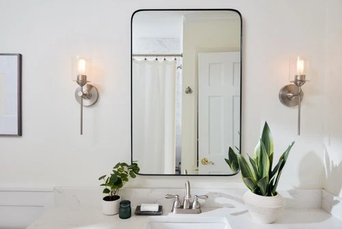 Quoizel ARI8605 Aria 16" Tall Wall Sconce - Black - Picture 9 of 12