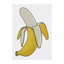 'Peeled Banana' Temporary Tattoos / Transfers TO00040406 