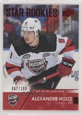 2021-22 Upper Deck AHL Star Rookies Exclusives 67/100 Alexander Holtz #135 ex5