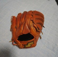 SSK CustomMade Hardball Glove RightHanded Orange Leather Baseball From Japan