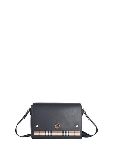 Burberry - Women - Check detail crossbody bag - Black