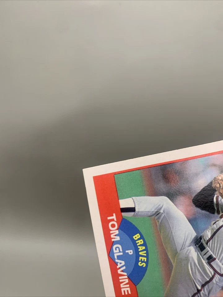 1989 Score Tom Glavine #442 Braves Mint Centered Razor Sharp Free Shipping - Image 4 of 4