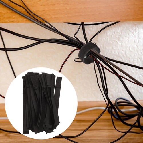 50 Pcs Reisen Nylonkabelbänder Kordel-Organizer-Krawatten