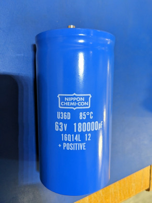 180000uf 63v electrolytic aluminum capacitor can E36D630HPN184MEE3M CHEMICON