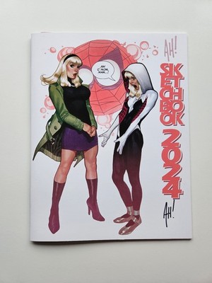 ADAM HUGHES SKETCHBOOK ~ SIGNED SDCC 2024 / 2025