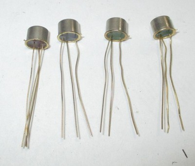 Etco 2N316A PNP Germanium Gold Lead Pre-Amp Transistors (NTE102) NOS 4 Pcs.