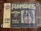 Original RAMONES 1994 Concert poster in Buenos Aires HUGUE SIZE! VF+++ MOTORHEAD