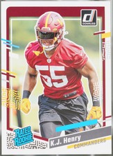 2023 Donruss #400 K.J. Henry Football VG