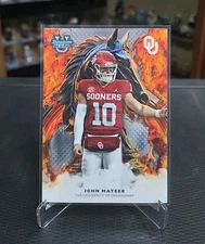 John Mateer 2025 Bowman Best University Football Workhorse #W-6 Oklahoma Sooners