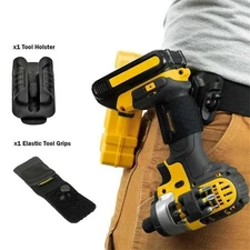 Tool Holster Hammer Power Drill Pouch Clip On Tool Belt Holder For Men Waist Bag