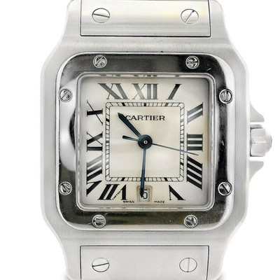 CARTIER Santos GalbeeSM white Dial Automatic Ladies Watch_951031 Cartier Santos de Cartier Galbee Stainless Steel Women main image 4