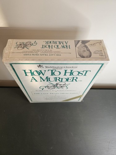 Vintage How To Host A Murder Board Game Factory Sealed 1986 - Picture 2 of 6