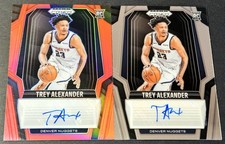 2024-25 Panini Prizm Black Red /99 Auto Trey Alexander Rookie Signatures RC #RS