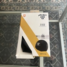 New Michael Phelps Adult X-02 Black Elite Silicone Race Swim Cap Size M 22-23"