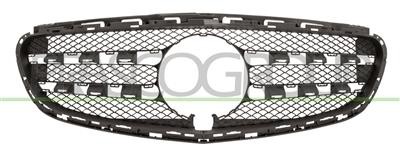 Grille avant noire pour relooking sport de Mercedes Classe E W212 de 2013 à 2016