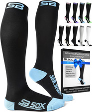 Compression Socks Men Women 20-30mmHg Wide Calf Medical Sports Pregnancy Daily