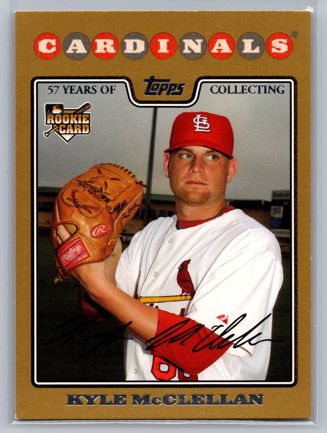 Kyle McClellan 2008 Topps Rookie Gold /2008 #533
