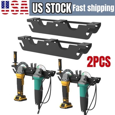 2PCS Angle Grinder Holder Angle Grinder Rack/Stand Storage Rack Wall Mount NEW