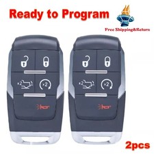 2 For 2019 2020 2021 2022 2023 2024 Dodge Ram 2500 3500 4500 5500 Remote Key Fob