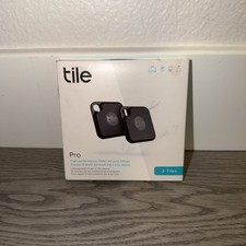 2-Pack Tile Pro (Black)   Bluetooth Tracker