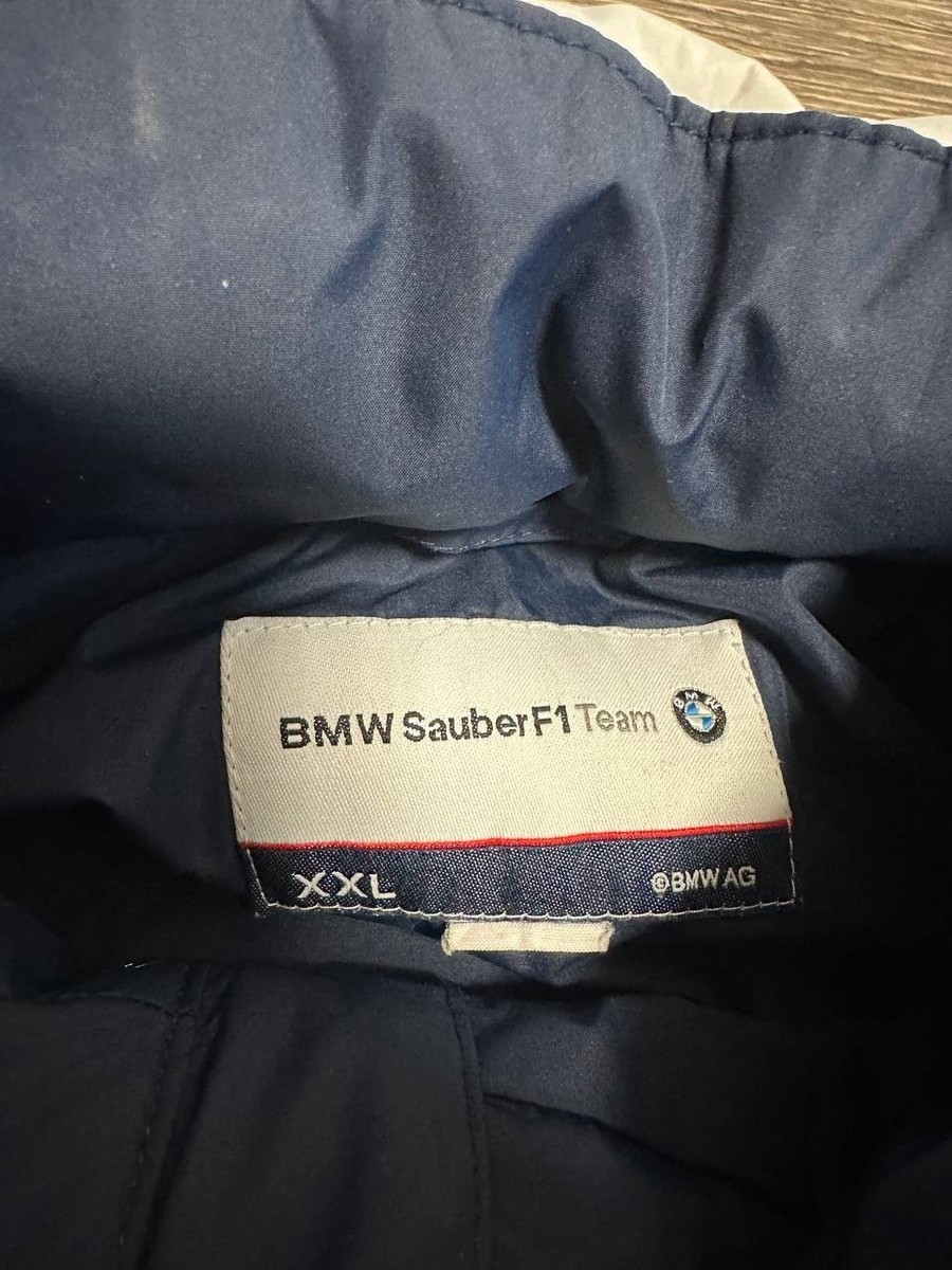 BMW Sauber F1 Team Racing Jacket Hooded men 2XL blue | eBay