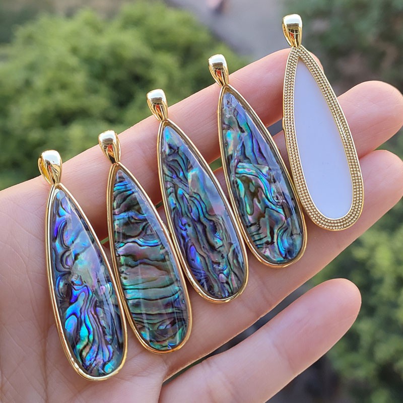 5pcs Natural Orgonite Charm Pendants Amulet Talisman Miraculous Force