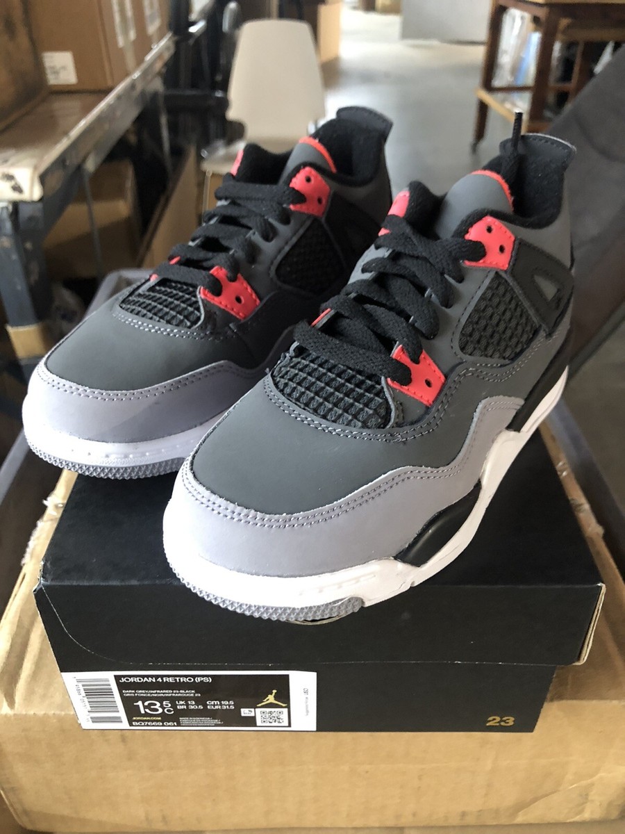 Air Jordan 4 PS Infrared Size 13.5C BQ7669-061 ✓ IN HAND 