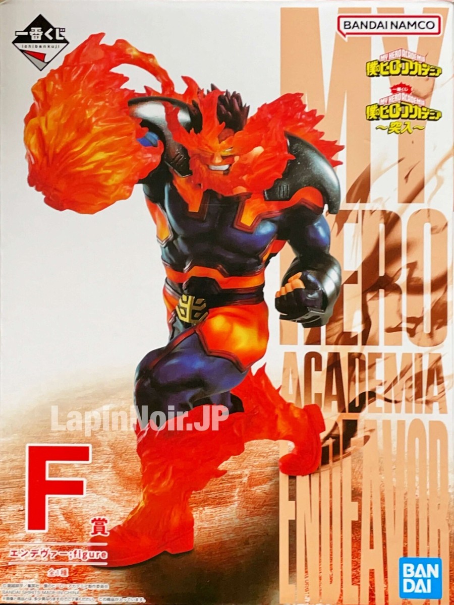 My hero academia figure ENDEAVOR Ichiban kuji Rushing F BANDAI | eBay
